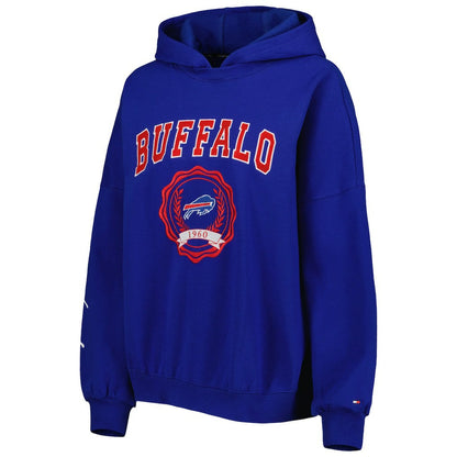 Buffalo Bills Tommy Hilfiger Women's Becca Drop Shoulder Pullover Hoodie - Royal cheap