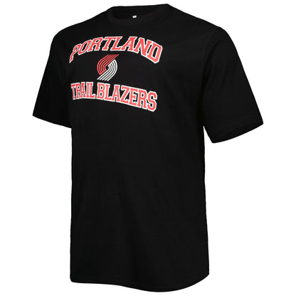 Portland Trail Blazers Big & Tall Heart & Soul T-Shirt - Black on sale