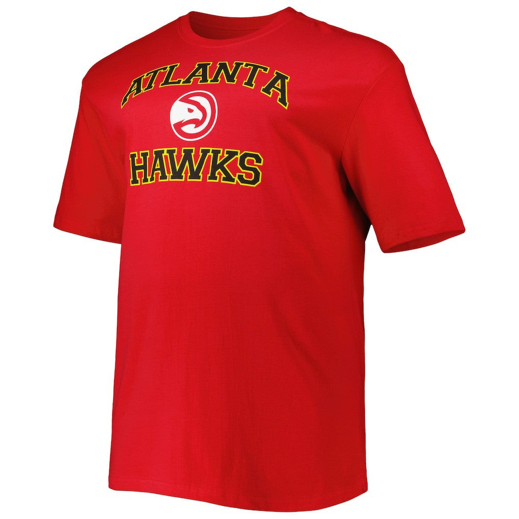 Atlanta Hawks Big & Tall Heart & Soul T-Shirt - Red for sale