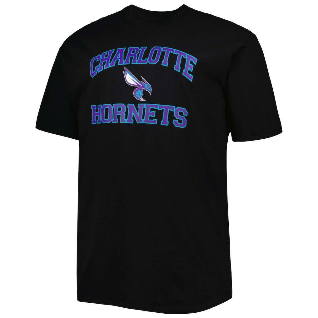 Charlotte Hornets Big & Tall Heart & Soul T-Shirt - Black on sale