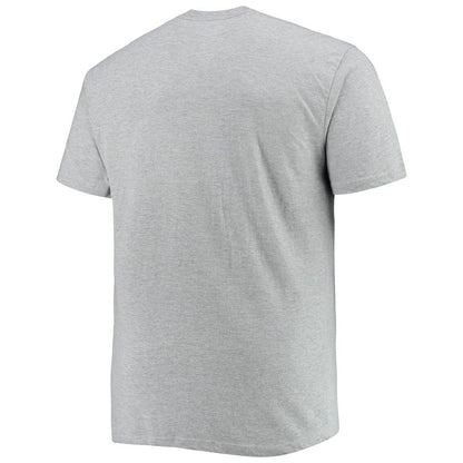 Brooklyn Nets Big & Tall Heart & Soul T-Shirt - Heathered Gray outlet