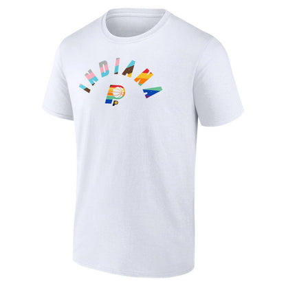 Indiana Pacers Pride T-Shirt - White sale