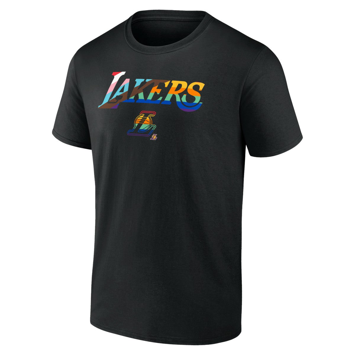 Los Angeles Lakers Logo Pride T-Shirt - Black on sale