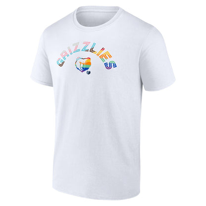 Memphis Grizzlies Pride T-Shirt - White shop