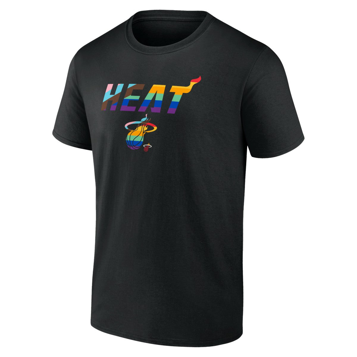 Miami Heat Logo Pride T-Shirt - Black outlet
