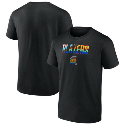 Portland Trail Blazers Pride T-Shirt - Black outlet