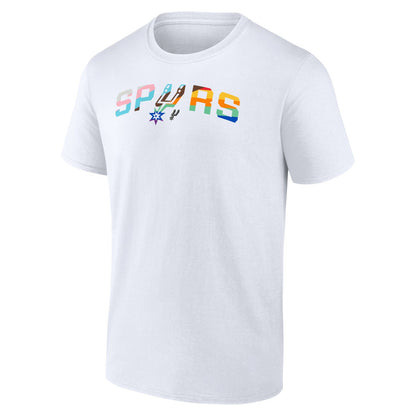 San Antonio Spurs Pride T-Shirt - White sale