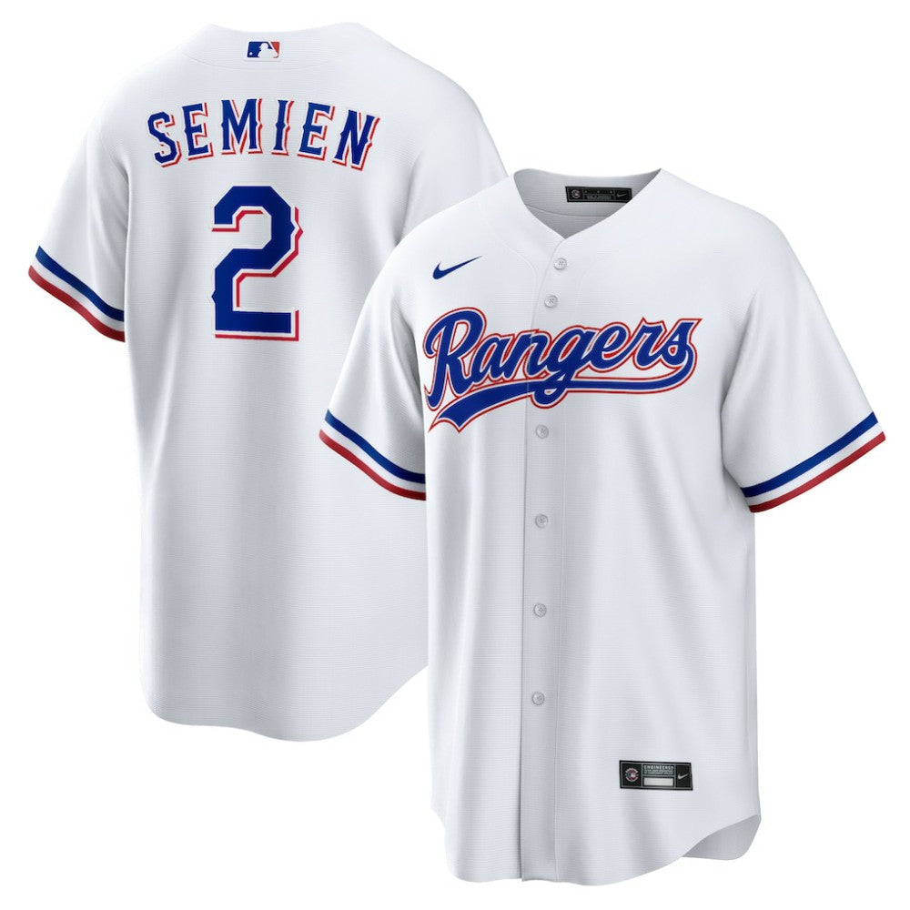 Marcus Semien Texas Rangers Home Replica Player Jersey - White | Nike
