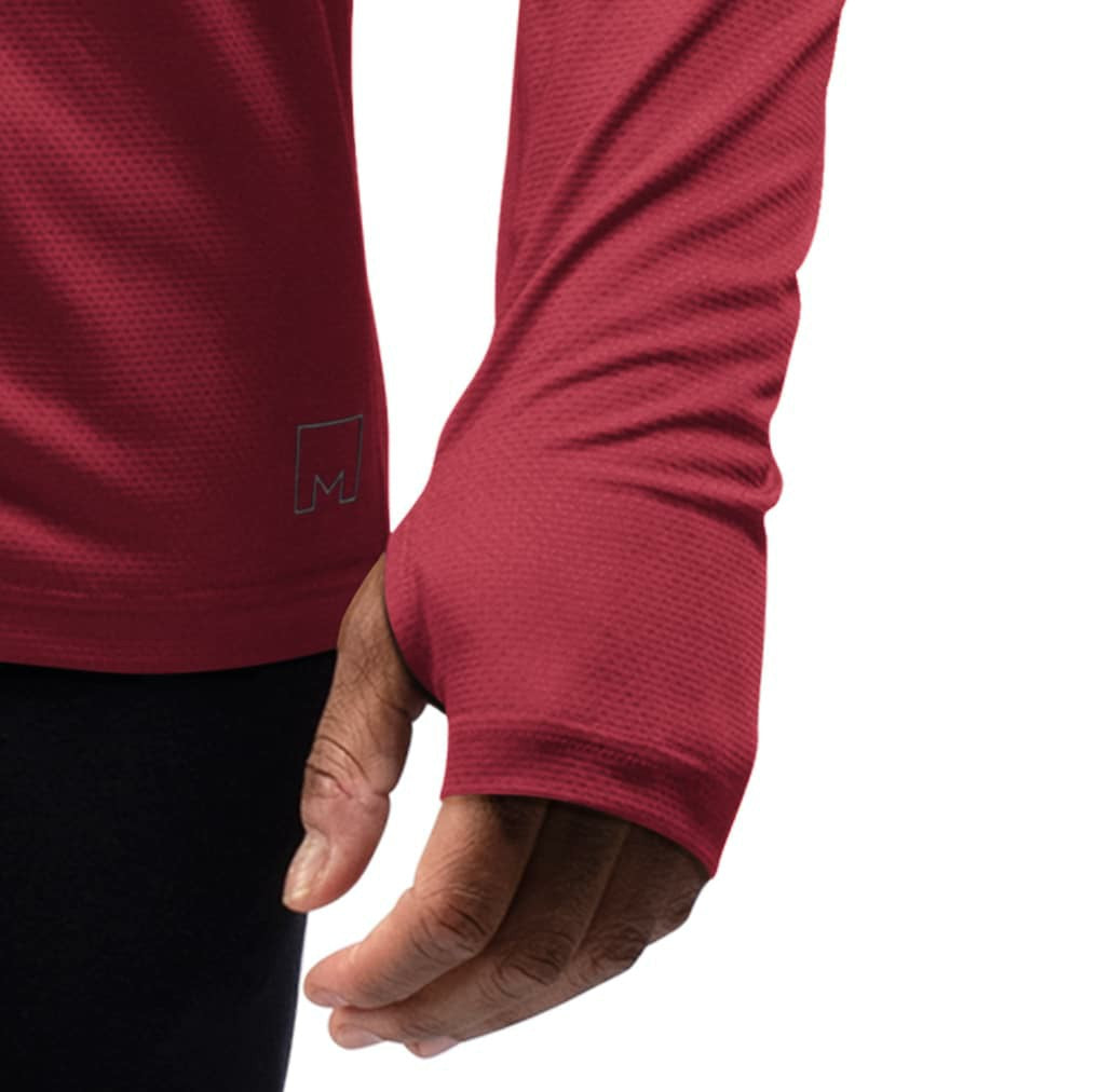Washington Commanders MSX by Michael Strahan Interval Long Sleeve Raglan T-Shirt - Burgundy on sale