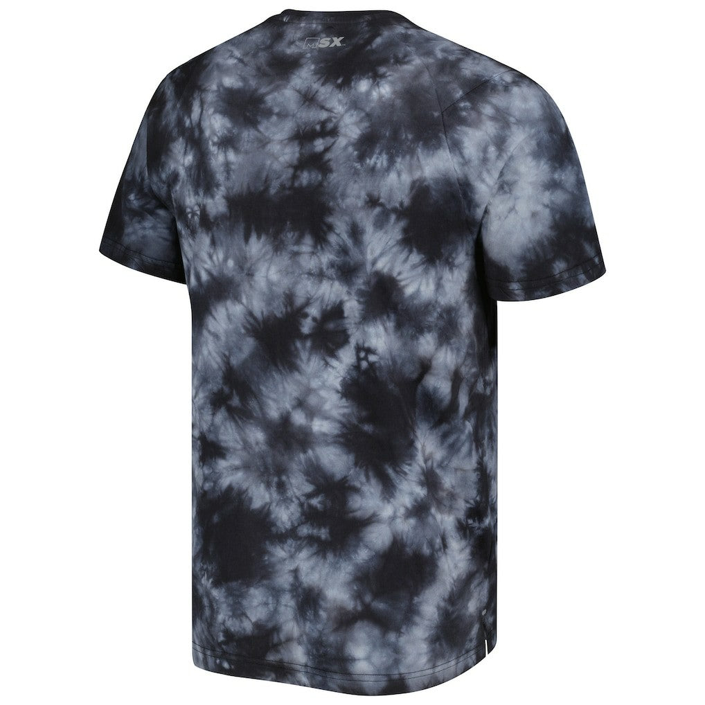 Las Vegas Raiders MSX by Michael Strahan Recovery Tie-Dye T-Shirt - Black discount