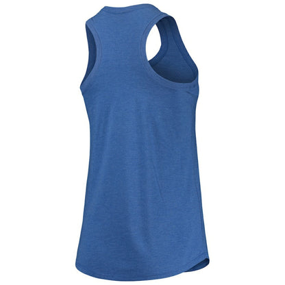 Chicago Cubs Touch Women's Americana Tri-Blend Racerback Tank Top - Royal