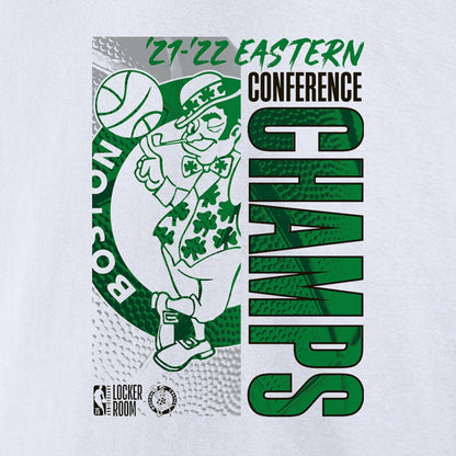 Boston Celtics Women's 2022 Eastern Conference Champions Locker Room V-Neck T-Shirt - White | Fanatics for sale
