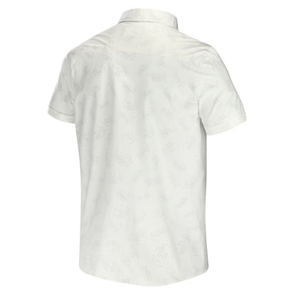 Las Vegas Raiders NFL x Darius Rucker Collection Woven Button-Up T-Shirt - White cheap