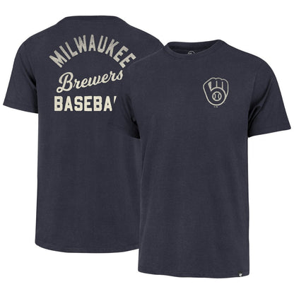 Milwaukee Brewers Turn Back Franklin T-Shirt - Navy | 47 brand