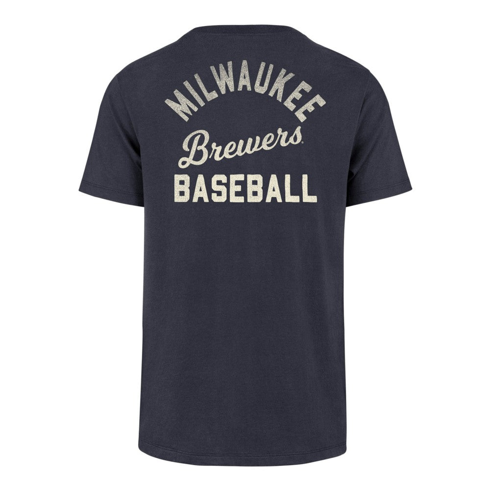 Milwaukee Brewers Turn Back Franklin T-Shirt - Navy | 47 brand