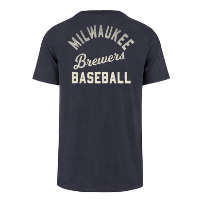 Milwaukee Brewers Turn Back Franklin T-Shirt - Navy | 47 brand