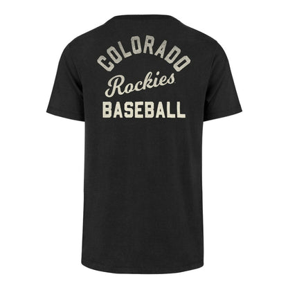 Colorado Rockies Turn Back Franklin T-Shirt - Black | 47 brand