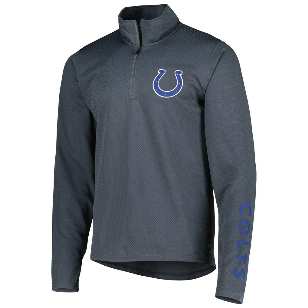 Indianapolis Colts MSX by Michael Strahan Half-Zip Pullover - Charcoal cheap