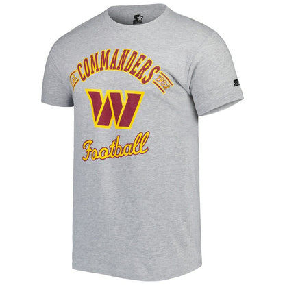 Washington Commanders Starter Prime Time T-Shirt - Heathered Gray discount