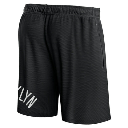 Brooklyn Nets Free Throw Mesh Shorts - Black | Fanatics for sale