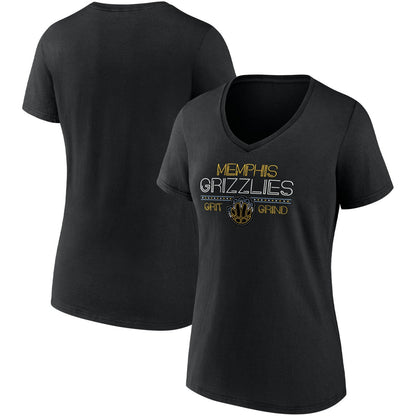 Memphis Grizzlies Women's Hometown Collection Grit Grind V-Neck T-Shirt - Black | Fanatics discount