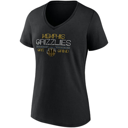 Memphis Grizzlies Women's Hometown Collection Grit Grind V-Neck T-Shirt - Black | Fanatics discount