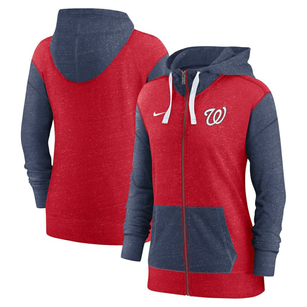 Washington Nationals Women's Full-Zip Hoodie - Red | Nike