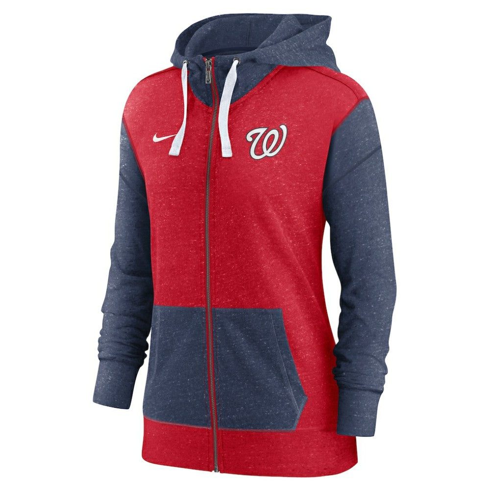 Washington Nationals Women's Full-Zip Hoodie - Red | Nike