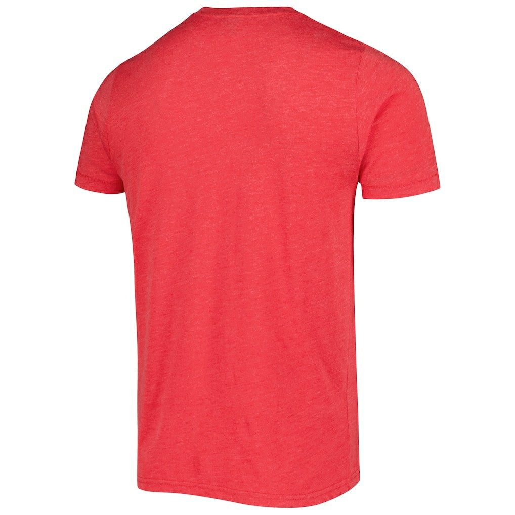 Andre Reed & Jim Kelly Buffalo Bills Homage Unisex NFL Jam Retired Tri-Blend T-Shirt - Heather Red on sale