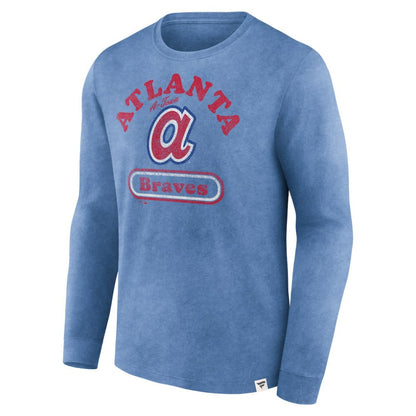 Atlanta Braves Circus Catch Long Sleeve T-Shirt - Royal