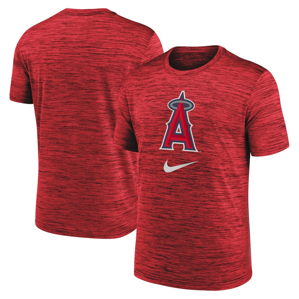 Los Angeles Angels Logo Velocity Performance T-Shirt - Red | Nike