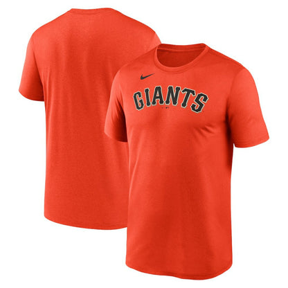 San Francisco Giants New Legend Wordmark Dri-FIT T-Shirt - Orange | Nike