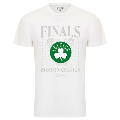 Boston Celtics Sportiqe 2022 NBA Finals Stacked Hoop Bingham T-Shirt - White for sale