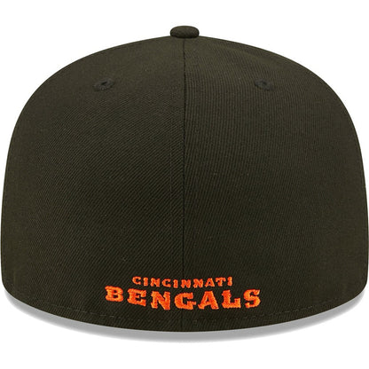 Cincinnati Bengals New Era Flawless 59FIFTY Fitted Hat - Black online