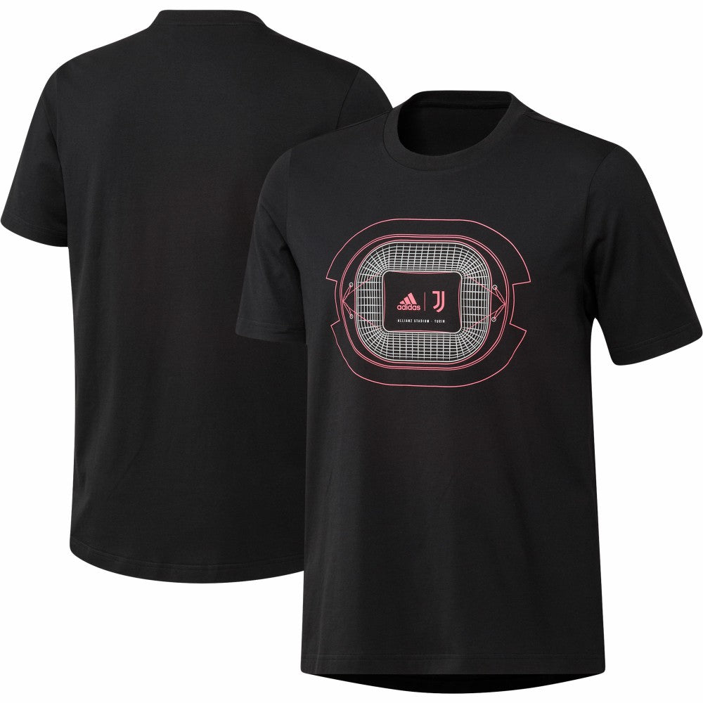 Juventus Male Graphic T-Shirt - Black | Adidas discount