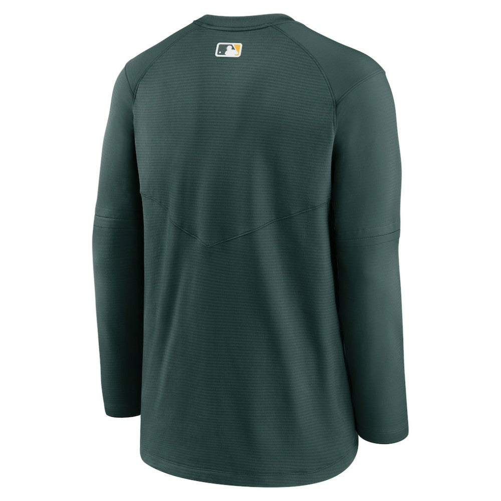 Athletics Authentic Collection Logo Performance Long Sleeve T-Shirt - Green | Nike
