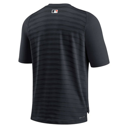 Detroit Tigers Authentic Collection Pregame Raglan Performance V-Neck T-Shirt - Navy | Nike