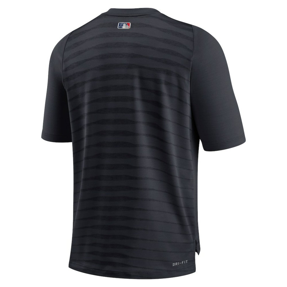 Detroit Tigers Authentic Collection Pregame Raglan Performance V-Neck T-Shirt - Navy | Nike