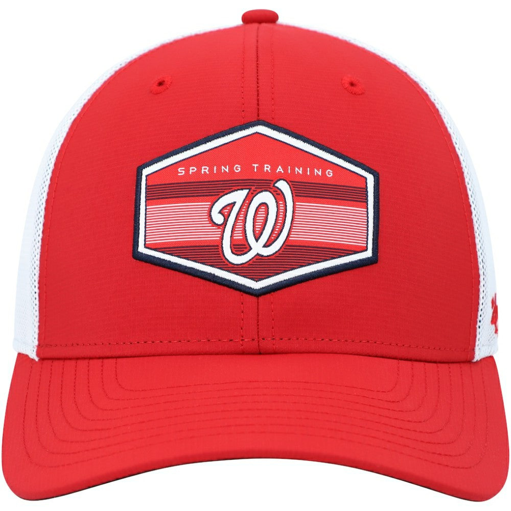 Washington Nationals Spring Training Burgess Trucker Adjustable Hat - Red/White | 47 brand