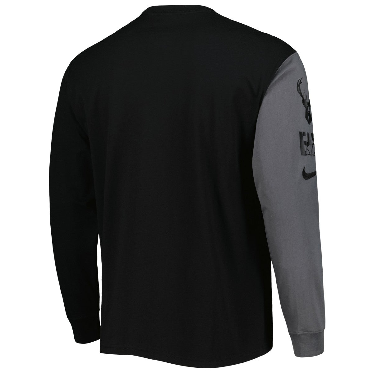 Milwaukee Bucks Courtside Versus Flight MAX90 Long Sleeve T-Shirt - Black | Nike on sale