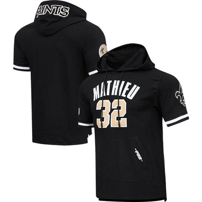 Tyrann Mathieu New Orleans Saints Pro Standard Player Name & Number Hoodie T-Shirt - Black for sale