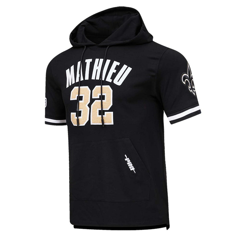 Tyrann Mathieu New Orleans Saints Pro Standard Player Name & Number Hoodie T-Shirt - Black for sale