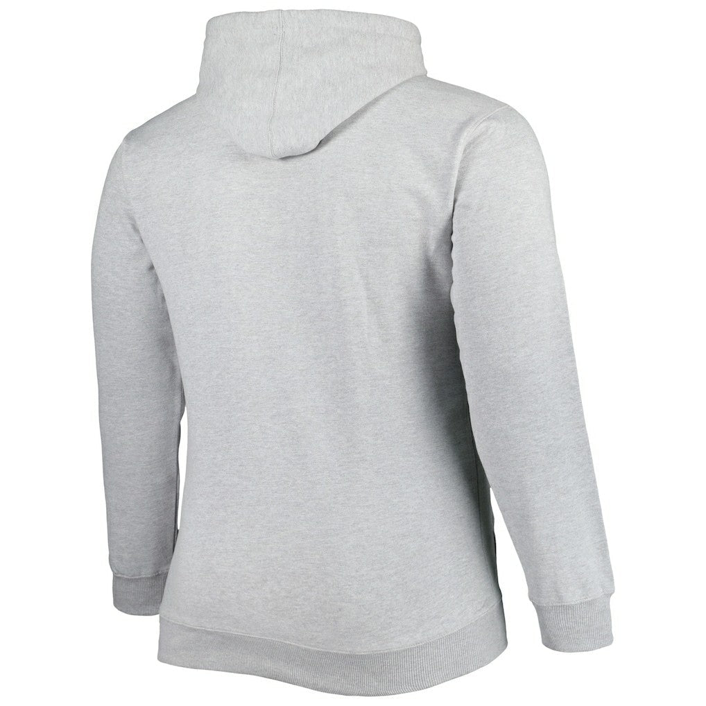 Charlotte Hornets Big & Tall Wordmark Pullover Hoodie - Heather Gray | Fanatics cheap