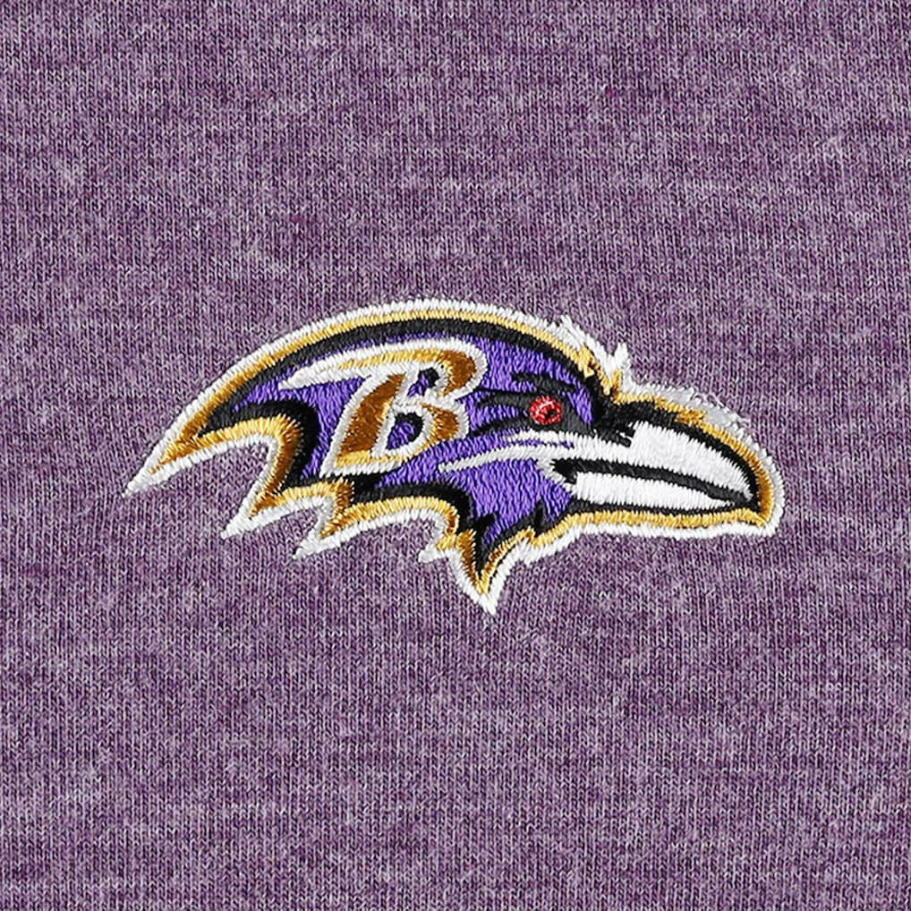 Baltimore Ravens Women's Sport Sun Fade Full-Zip Sweatshirt - Heathered Purple outlet