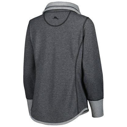 Cleveland Browns Women's Sport Sun Fade Full-Zip Sweatshirt - Heathered Black online