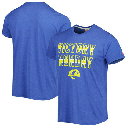 Los Angeles Rams Homage Victory Monday Tri-Blend T-Shirt - Royal online