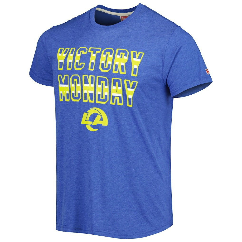 Los Angeles Rams Homage Victory Monday Tri-Blend T-Shirt - Royal online