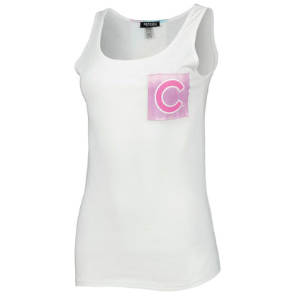 Chicago Cubs Refried Apparel Women's Tie-Dye Tank Top - White