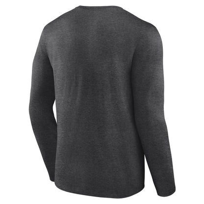 Utah Jazz Primary Logo Team Long Sleeve T-Shirt - Heathered Charcoal shop