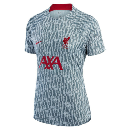Liverpool Women's 2022/23 Pre-Match Raglan Performance Top - Gray | Nike on sale
